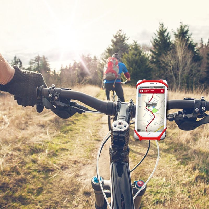 Universal Mobile Phone Grip Cradle Handlebar Mount Bicycle Phone Holder
