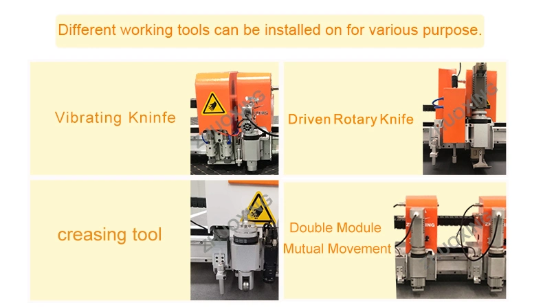 Popular Digital Paper Gasket Cutting Machine with High Speed Oscillating Knife