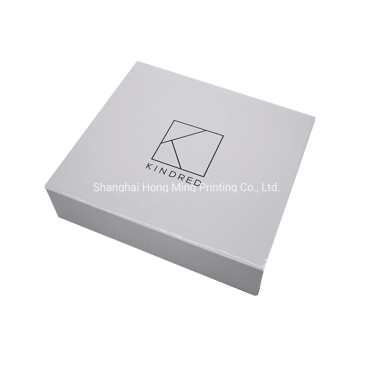 Factory Price Small Lid and Base Gift Box Luxury Paper Cosmetic Packaging with White EVA