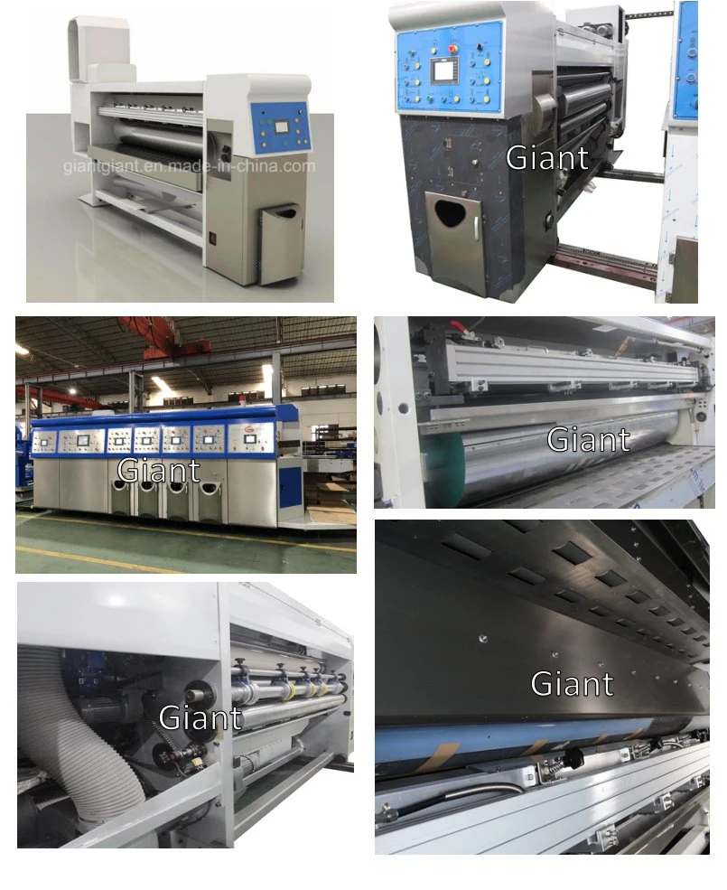 Corrugation Carton Box Flexo Printer Slotter Die Cutter & Folder Gluer Stitcher Machine