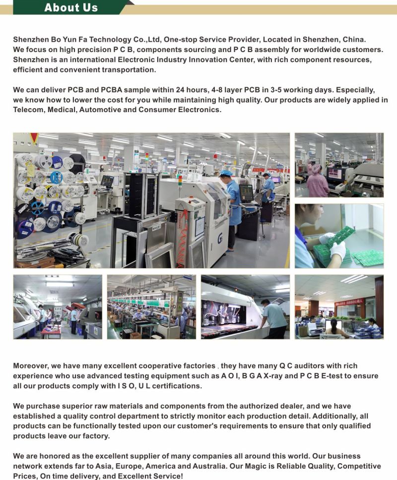 Shenzhen High Quality Prototype Single-Sided Double-Sided PCB Cheap PCB Service From China
