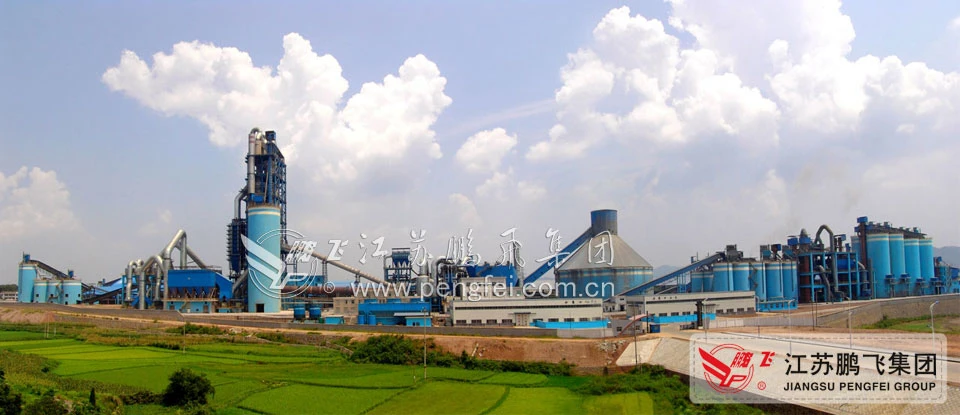 Mini Cement Dry Processing Plant with Rotary Kiln & 5-Stage Cyclone Preheater
