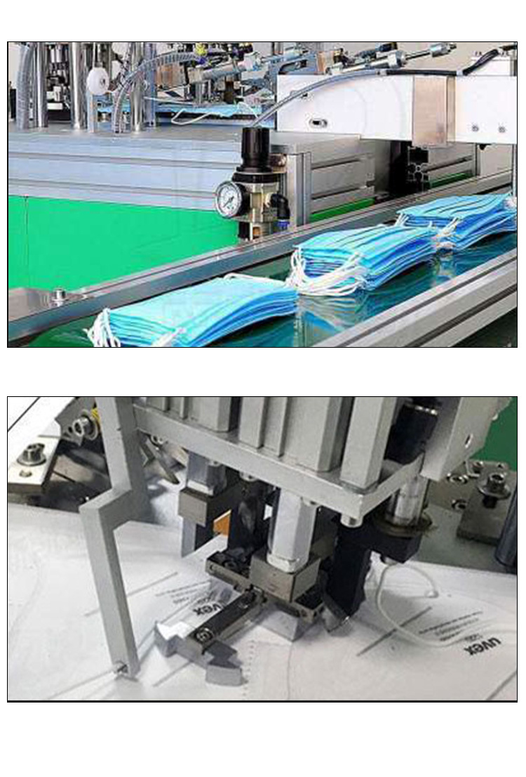 2020 Second-Hand Automatic Disposable 3-Layer Face Mask Making Machine
