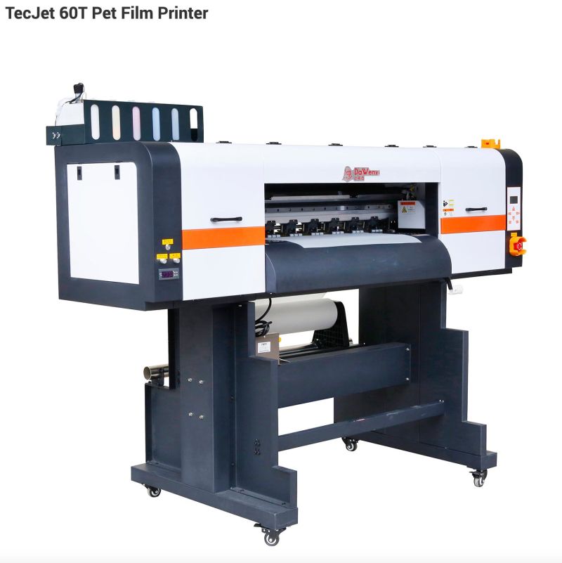 Tecjet Dtf Impresora Textil Pet Film Printer Heat Transfer Pet Film Printer
