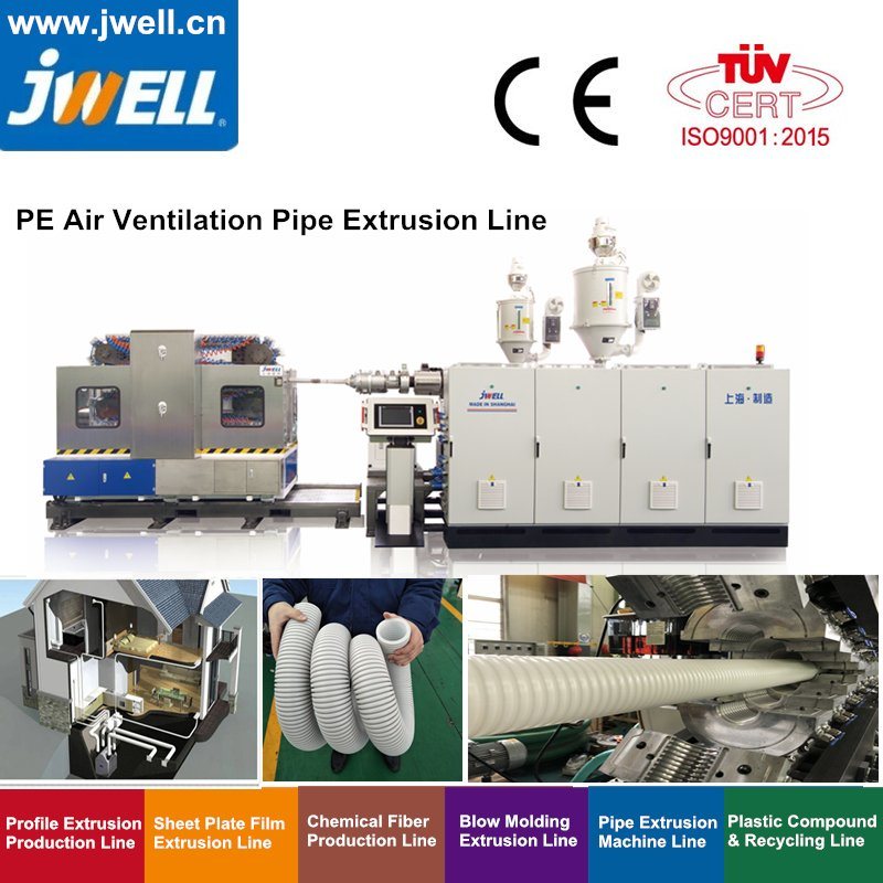HDPE PVC PP Double Wall Corrugated Pipe Extrusion Line / Dwc Pipe Making Machine Production Line