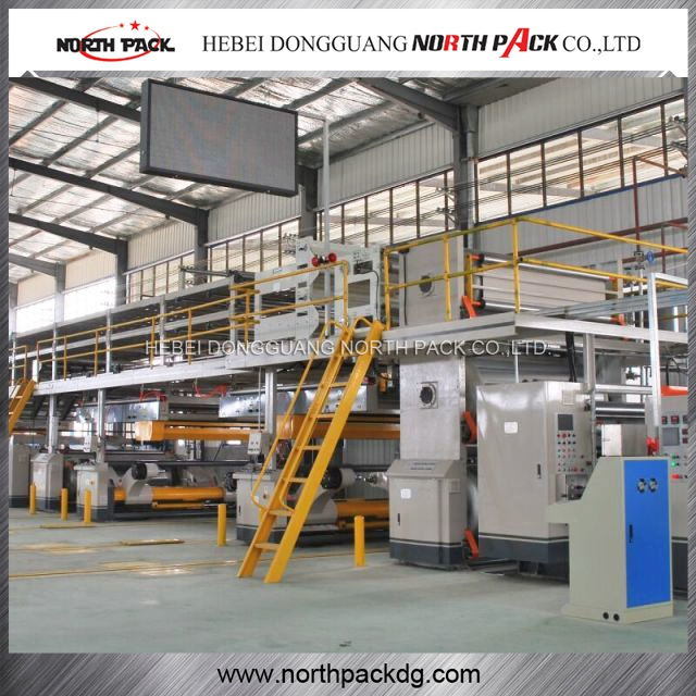 WJ1600-100 Three/Five/seven Ply Corrugated Cardboard Production Line