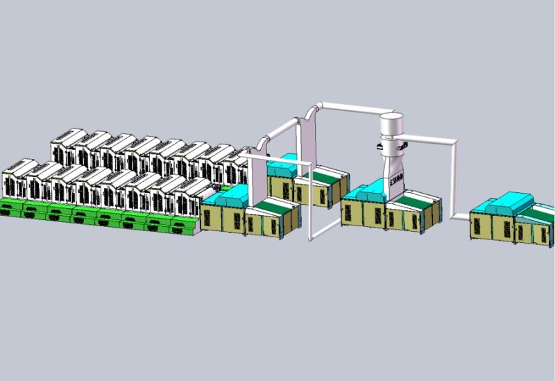 New Textile and Garment Waste Recycling Machine for Waste Cotton Fiber Textile Cotton Fabric Waste Recycling Machine