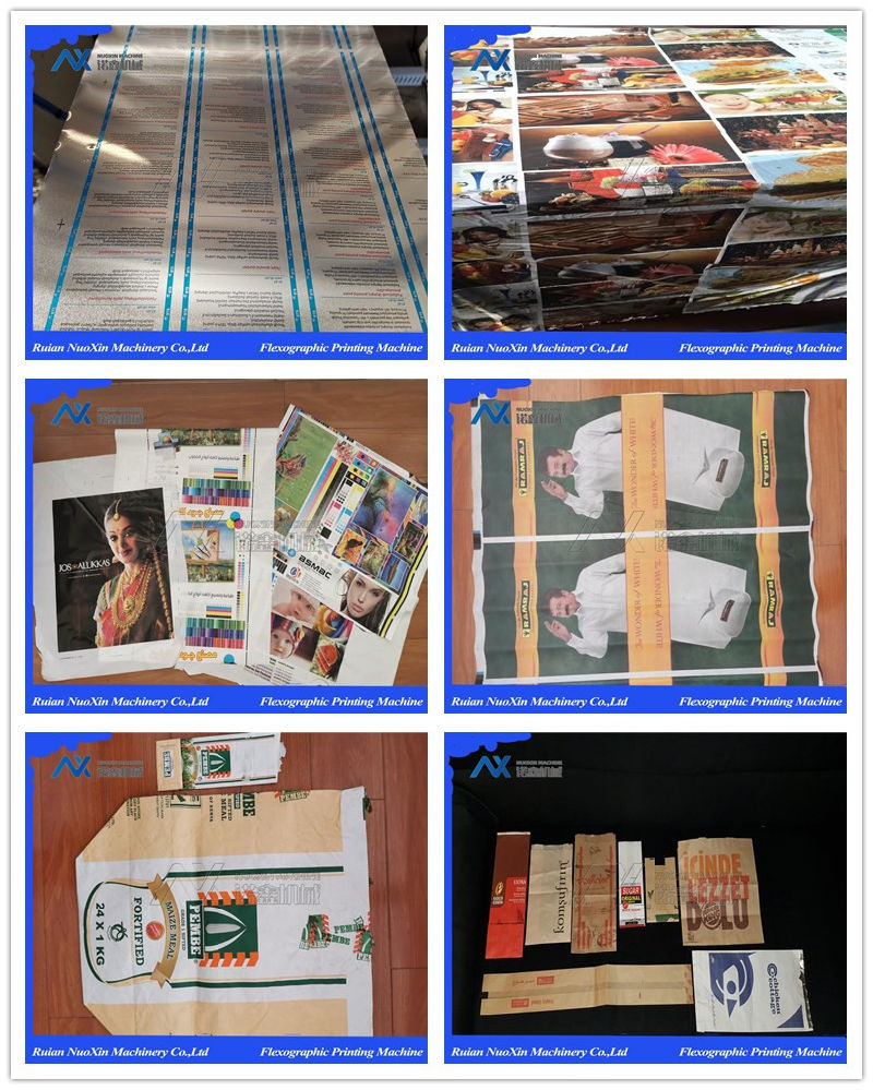 6 Colour Stack Type Plastic Bag Flexographic Printing Machinery