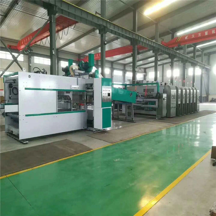 High Quality Automatic Corrugated Carton Box Printing Die Cutting Gluing Making Machine