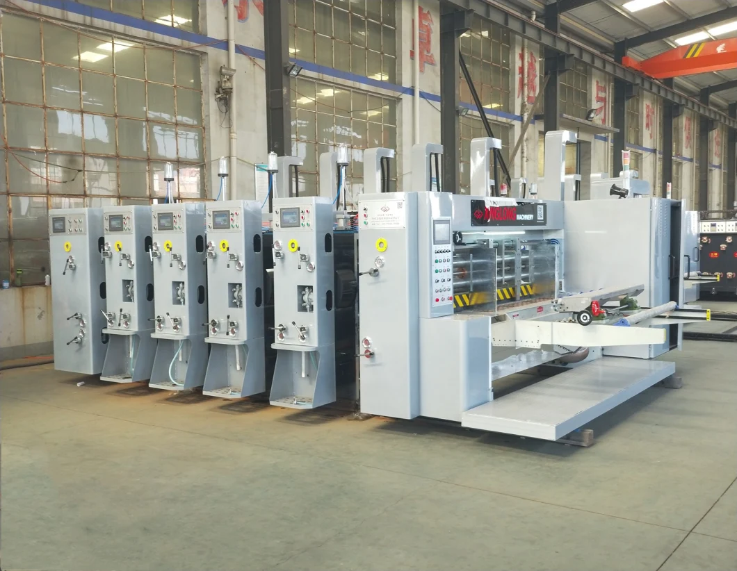 Automatic Corrugated Carton Cardboard Flexo Printing Die Cutting Machine