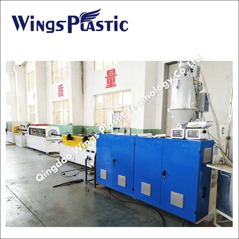 16-63mm PP PE PVC Single Double Wall Corrugated Plastic Pipe Extruder Equipment Line