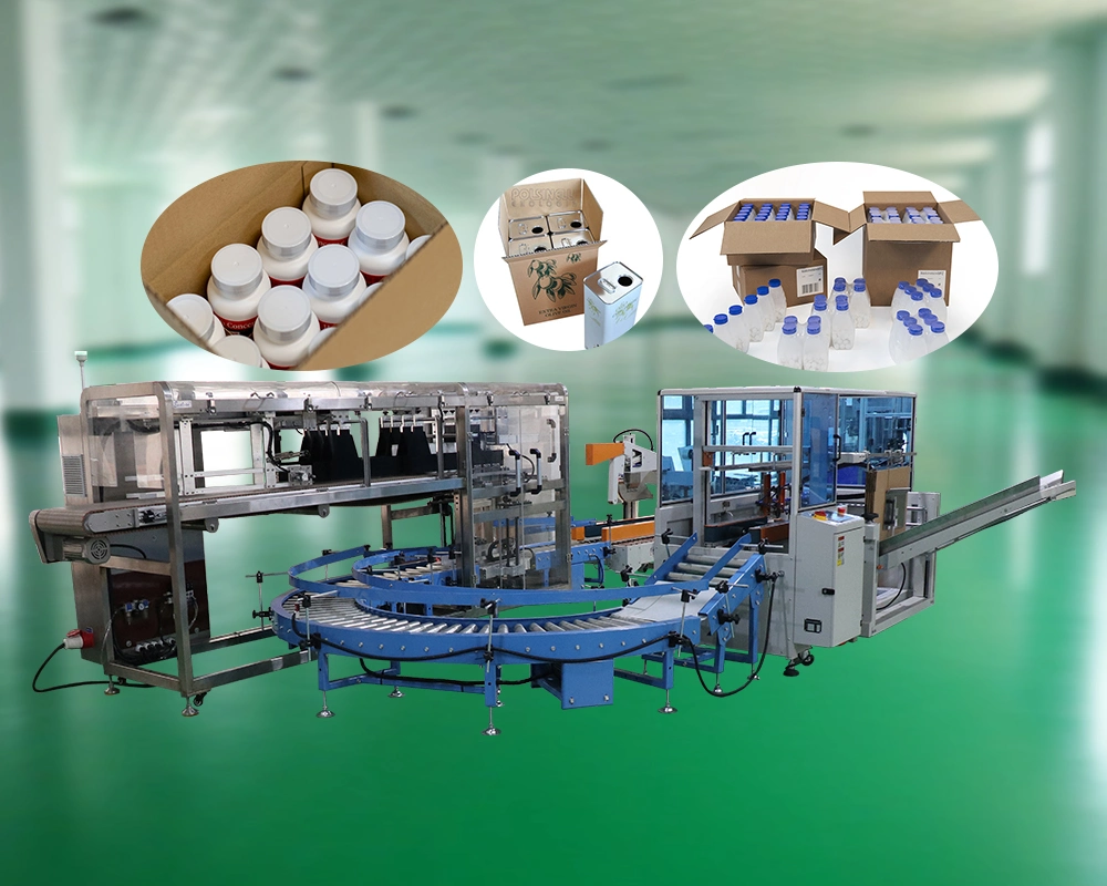 Automatic Carton Filling Packing Packaging Machine Case Box Packer Pack Equipment
