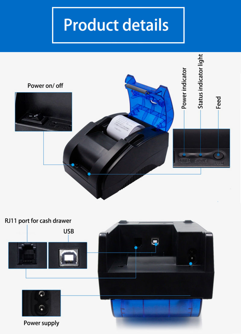 Mini Printer Ticket Printer POS Printer