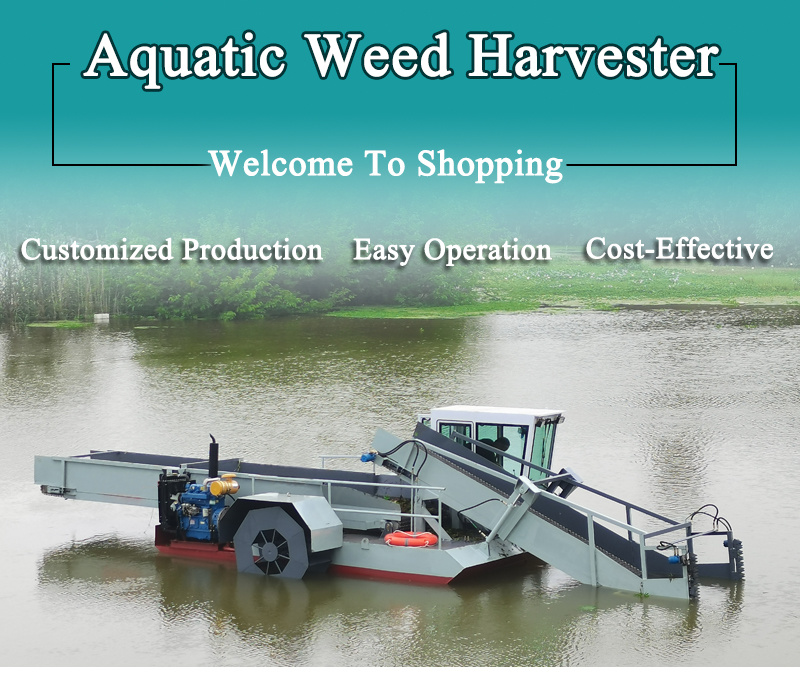 Cleaning Machine Professional Aquatic Weed Harvester Rubbish Salvage Boat Trash Hunter Provider