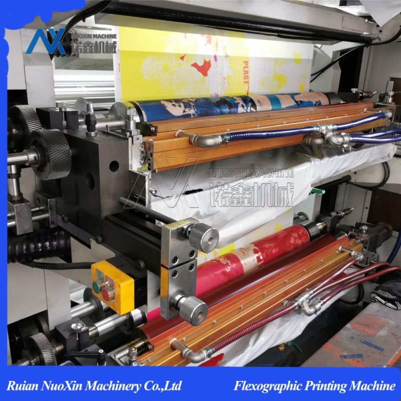 6 Colour Stack Type Plastic Bag Flexographic Printing Machinery