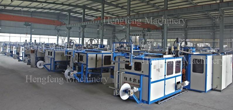 Pet/Coffee/Tea/Juice Cup Thermoforming Machine & Auto Stacker