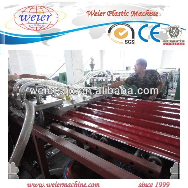 PVC Corrugated Roof Board Production Line