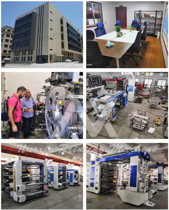 6 Colour Stack Type Plastic Bag Flexographic Printing Machinery