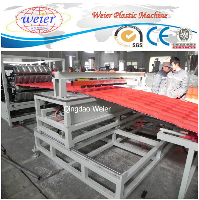 Plastic Roof Sheet Corrugated Making Machine