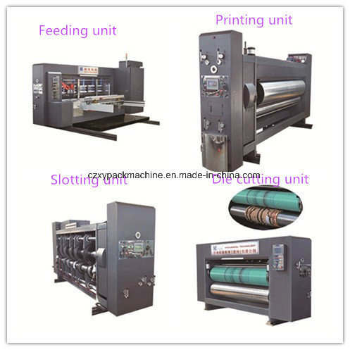 High quality Flexo Printing Slotter Die Cutter Stacker for Corrugated Cardboard