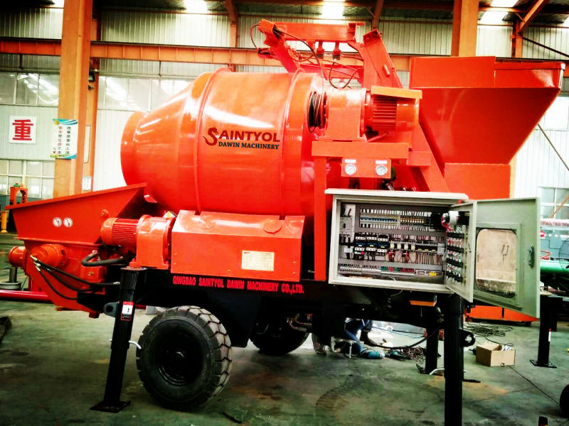 450L Drum Mixer with 30m3/Hr Pumping System All in One Machine