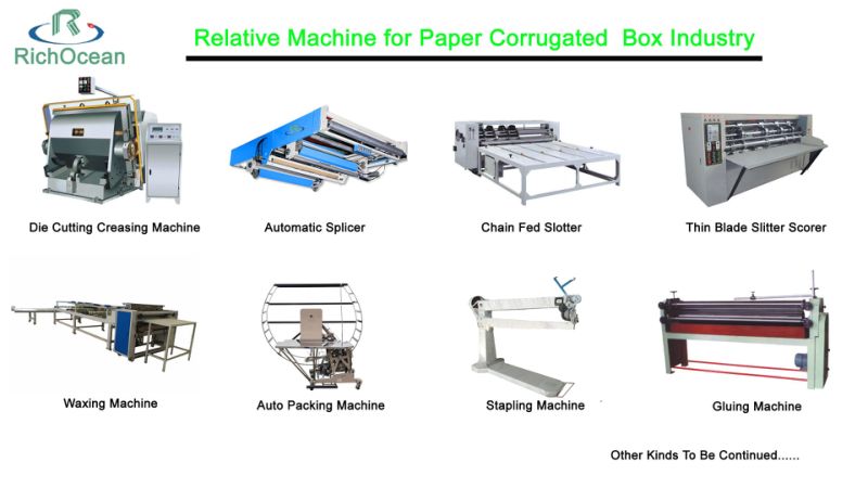Automatic Corrugated Carton Box Printing Slotting Die Cutting Machine