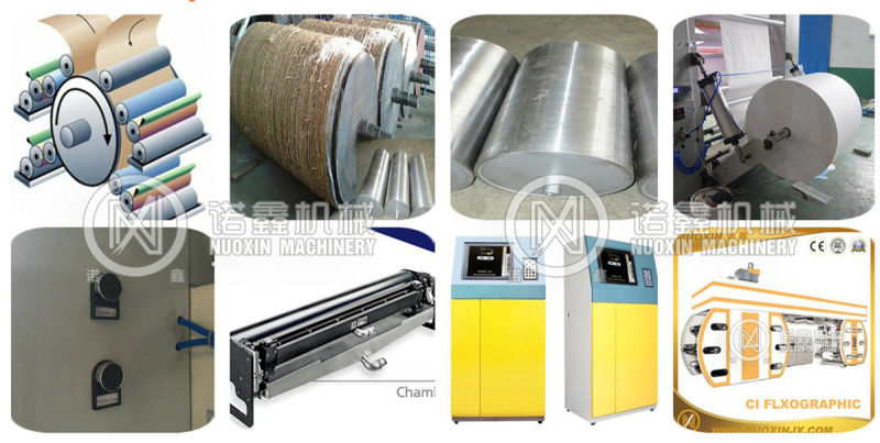 Central Drum Flexo Press Plastic Printing Machine