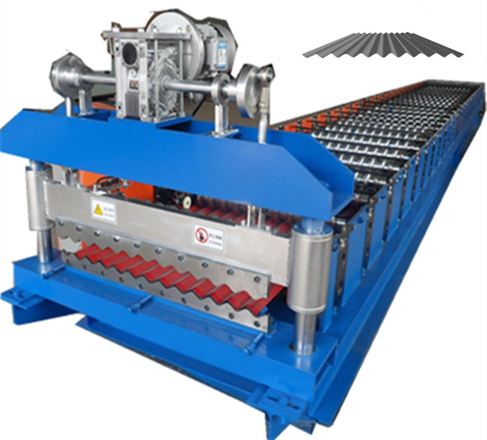 Automatic Corrugated Roofing Sheet Roll Forming Machine Corrugated Roof Tile Making Machine