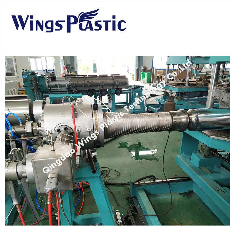 315mm HDPE PVC Double Wall Corrugated Pipe Extrusion Line / Dwc Pipe Machine Production Line