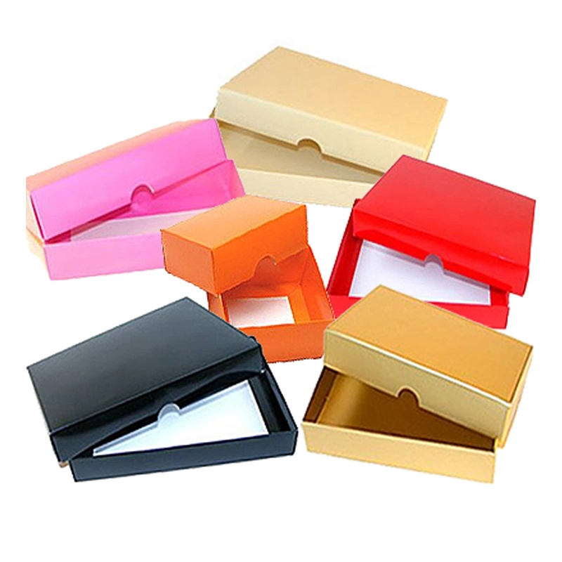 Custom Coated Paper Lid and Base Type Paper Packaging Box for Christmas