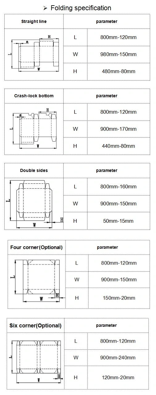 Paper Box Gluing Machine Automatic Folder Gluer (XCS-980PC-A)
