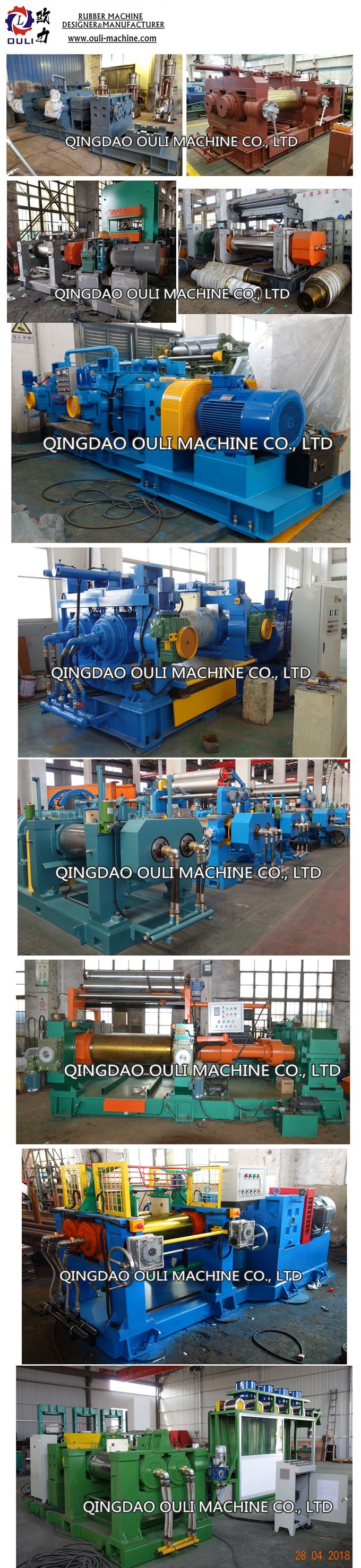 Rubber Compound Roll Mixing Mill Machine
