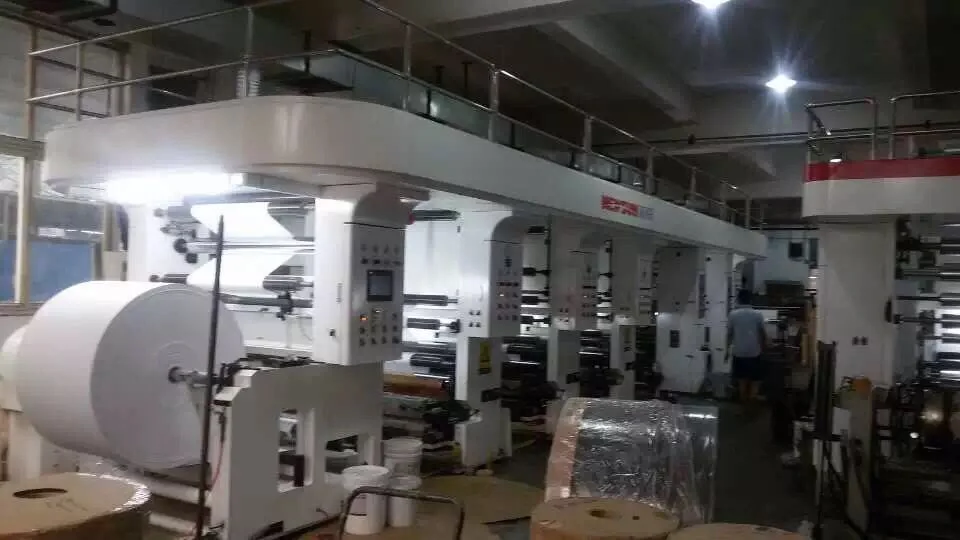 High Speed 6 Color Flexo Printing Machine