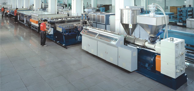 PP Corrugated Sheet Production Line