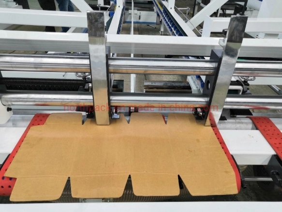 Automatic Stitching/Gluing Machine is used for Corrugated Carton Packaging