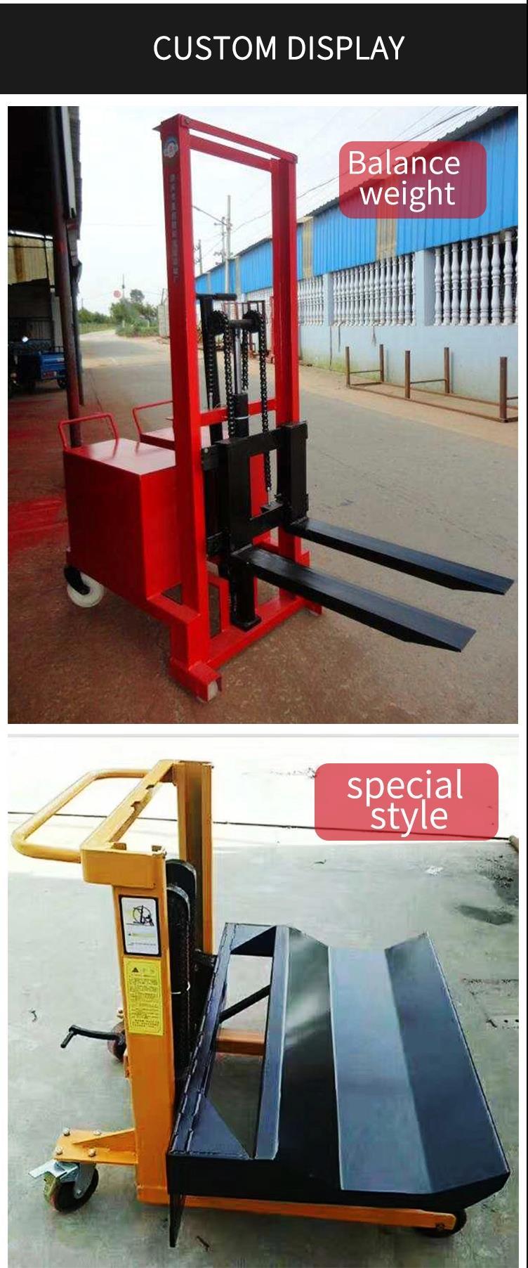 3000kg Manual Hydraulic Stacker Forklift
