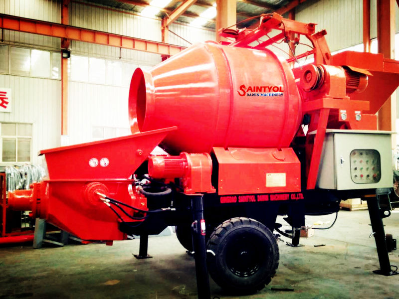 450L Drum Mixer with 30m3/Hr Pumping System All in One Machine