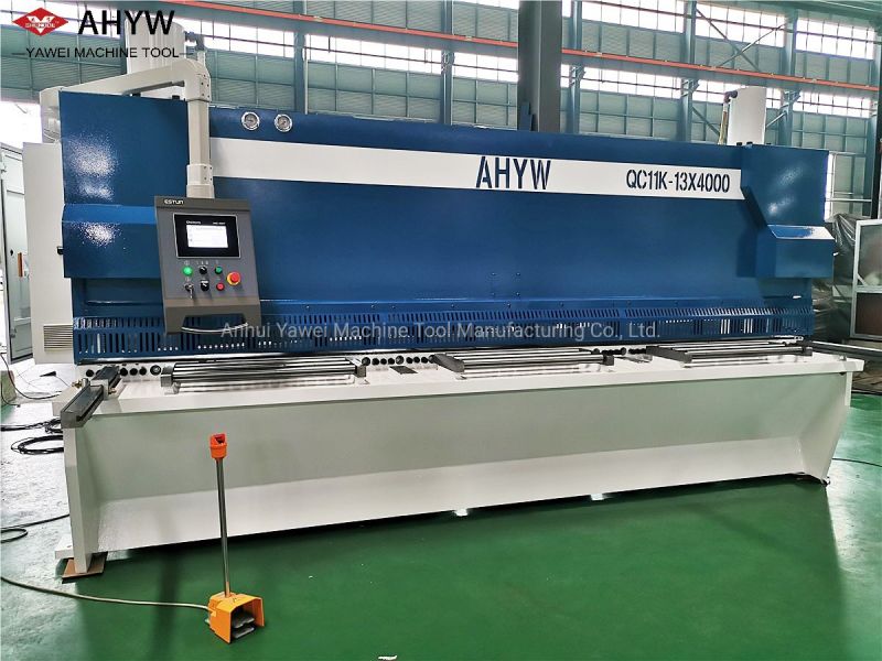 Ahyw Hydraulic Metal Shearing Machine E21s for Meta Plate Cutting