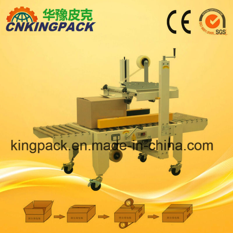 Automatic Carton Box Sealing Machine and Carton Box Strapping Line