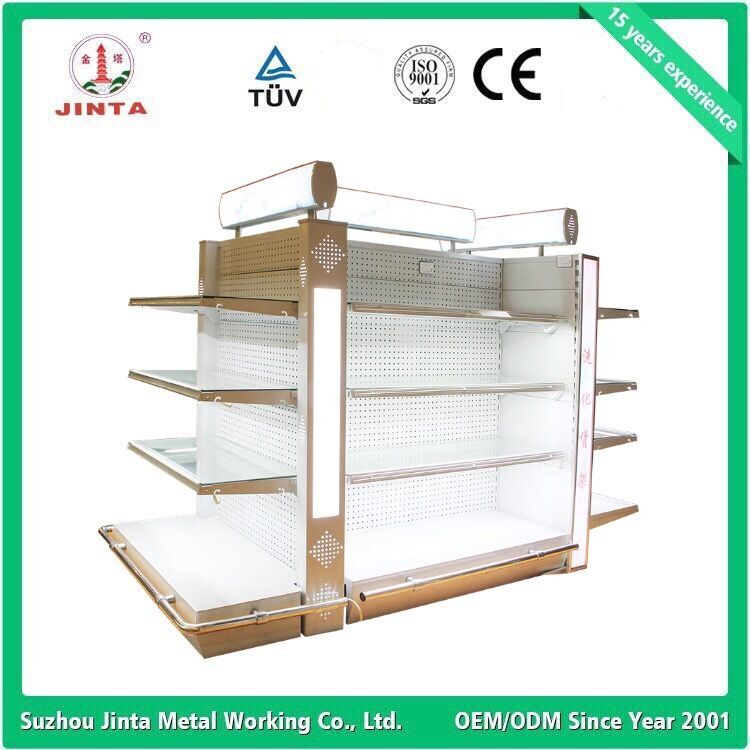 Double Sided or Single Sided Supermarket Rack