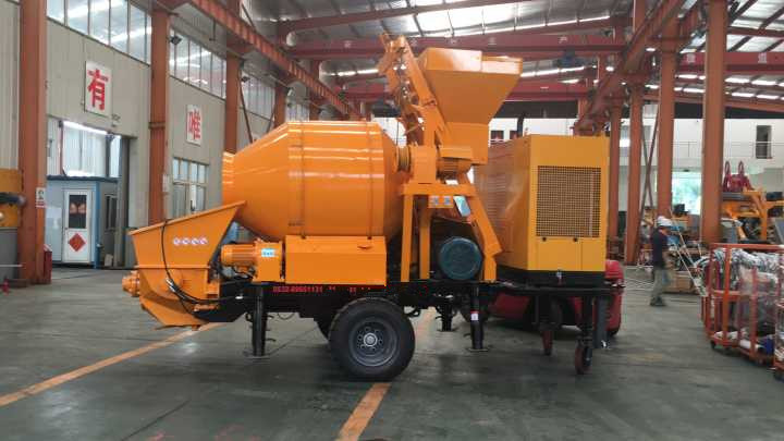 450L Drum Mixer with 30m3/Hr Pumping System All in One Machine