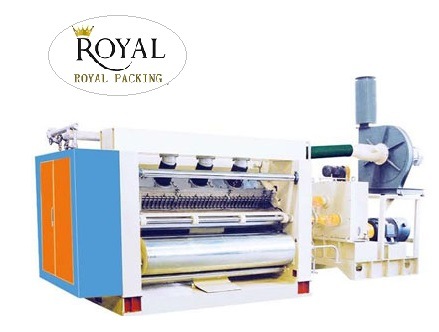 Single Flute Corrugated Cardboard Machine with Cubic Model