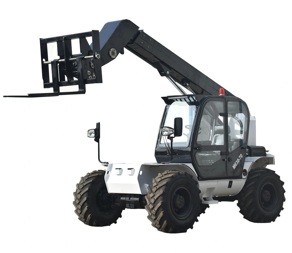 Ce, EPA Approved Boom Lift Machine 3ton 7m Telehandler Forklift with Quick Change for Attachments