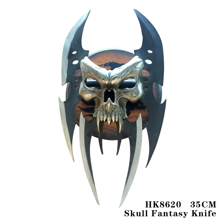 Skull Fantasy Knife Craft Knife Fantasy Knife Metal Crafts 30cm
