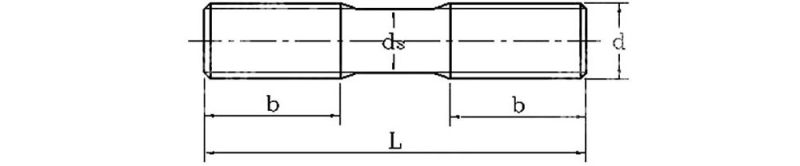 Double Head Stud DIN976 Thread Rod Stud 10.9 Stud