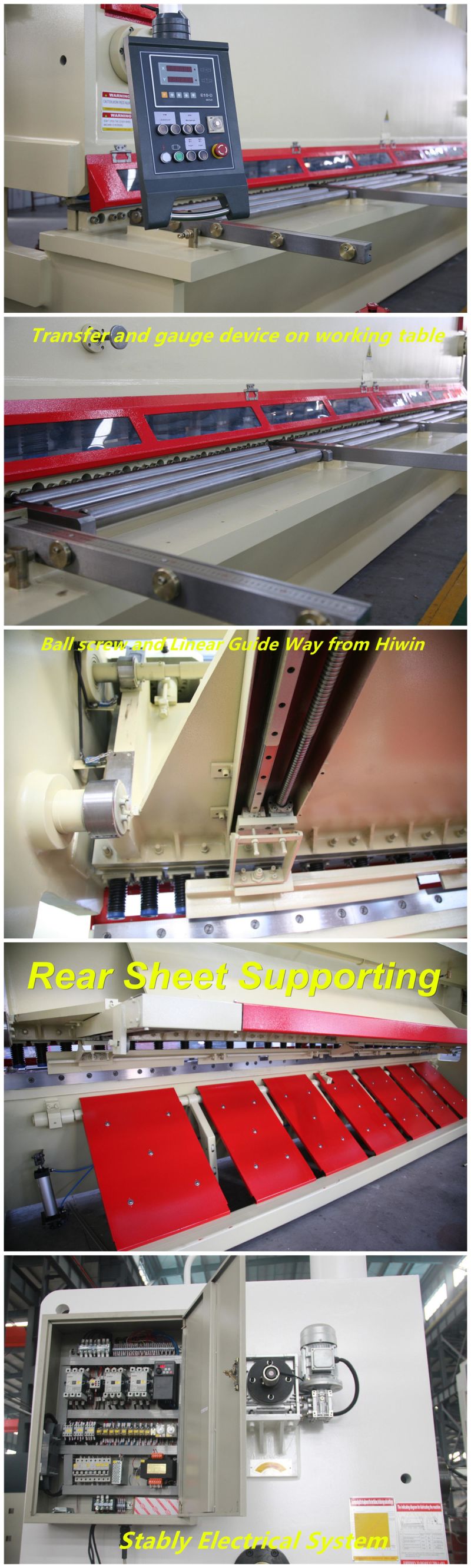 QC11K 10X3200 Metal Shearing Machine for 10mm Thick Plate Cutting