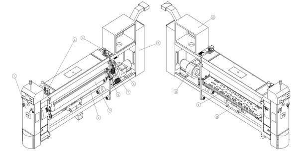 Flexo Printer Fold Gluer Box Inline Machine; Vacuum Transfer Printer Slotter Die Cutter Machine