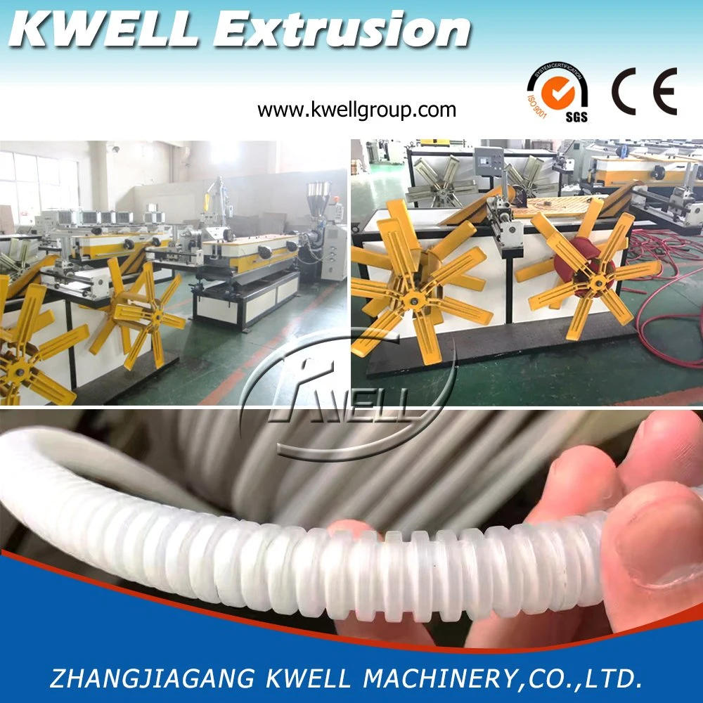 Flexible Corrugated Plastic Pipe Extrusion Equipment Machine Manufacturer Suppliers