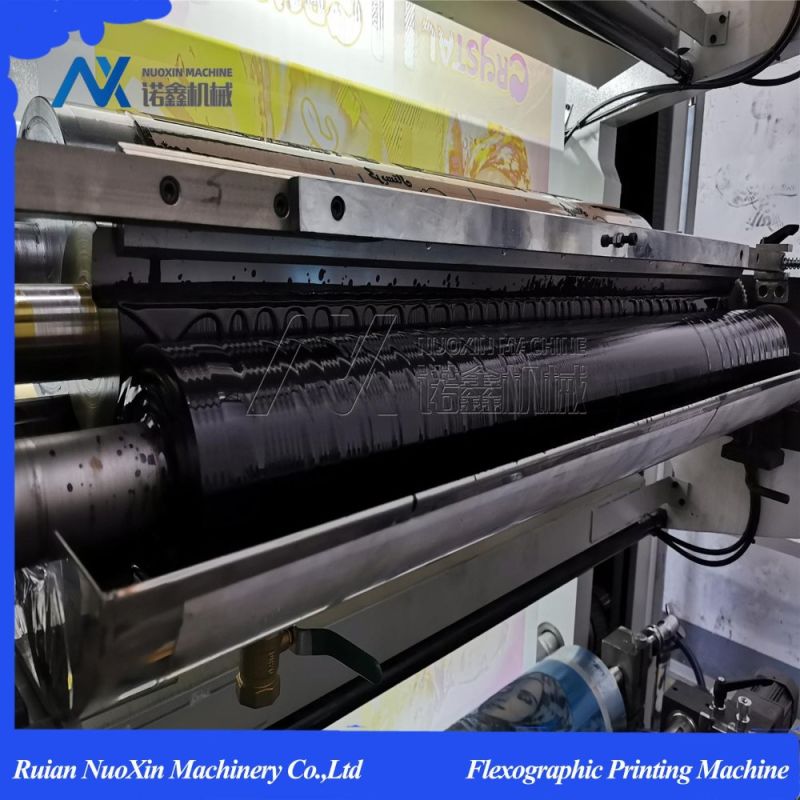 6 Color Plastic Bag High Speed Flexographic Printing Machinery