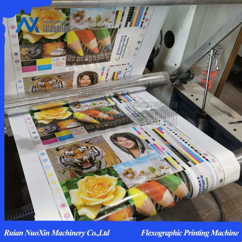 6 Colour Plastic Bag Flexographic Printing Machinery